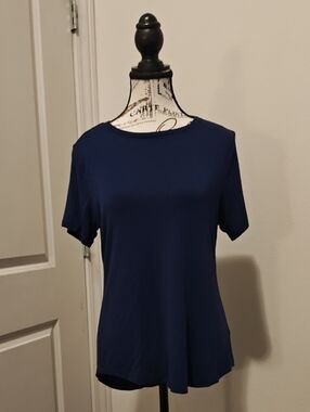 Old Navy Navy Short Sleeve Crewneck Tee